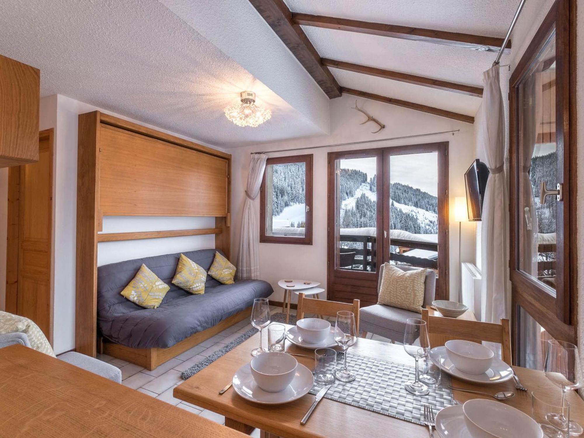 Appartement Moderne Pour 4 Personnes A Courchevel 1650, Proche Des Pistes - Fr-1-563-49 ภายนอก รูปภาพ